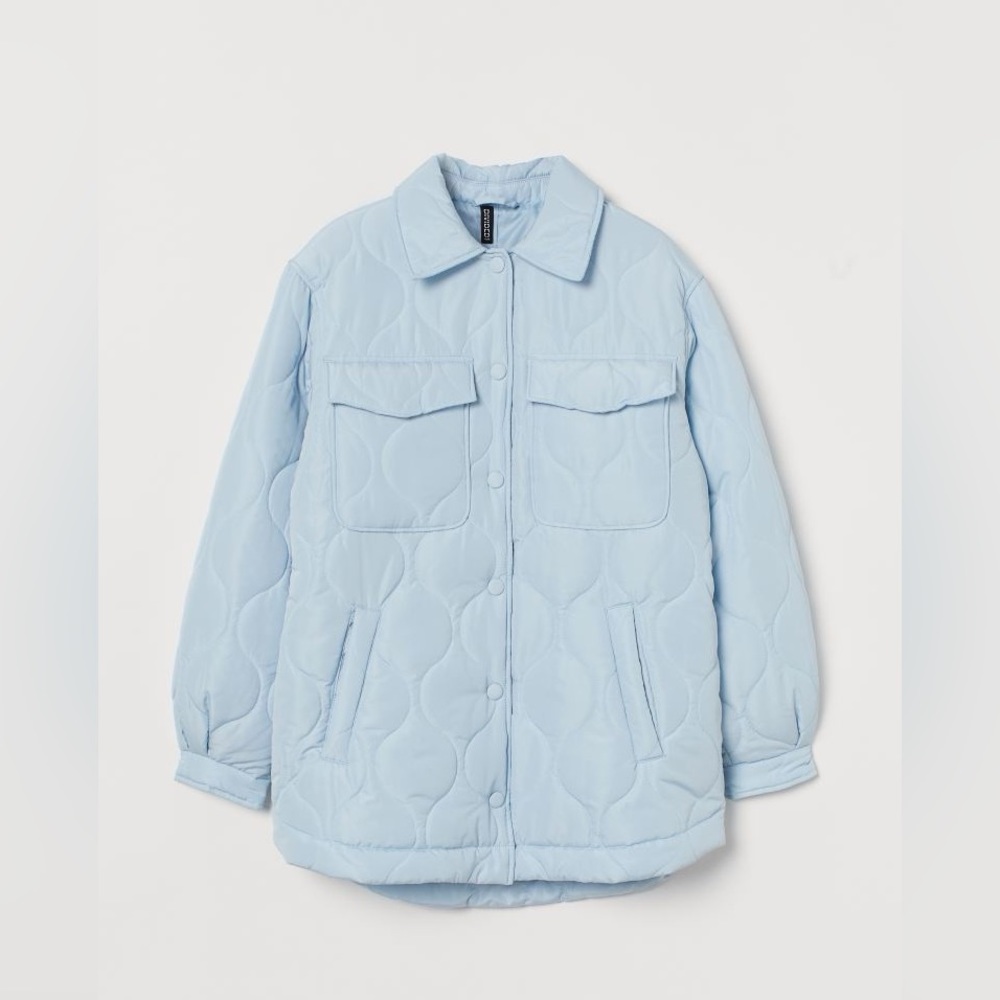 H&M | Baby Blue Quilted Jacket